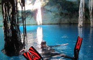 Espeleobuceo en cenotes
